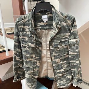 Arm print Kenzie jean jacket